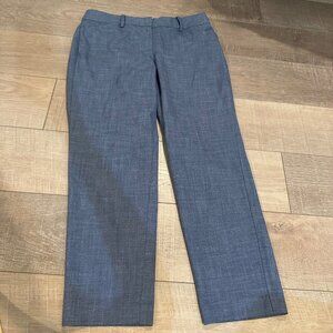TALBOTS WOMENS DENIM COLOR 6P HAMPSHIRE CURVY PANTS ANKLE